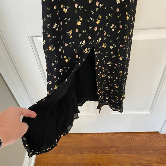 Reformation Wellfleet Venezia Floral Midi Dress Multicolor 33777 - Picture 5 of 11